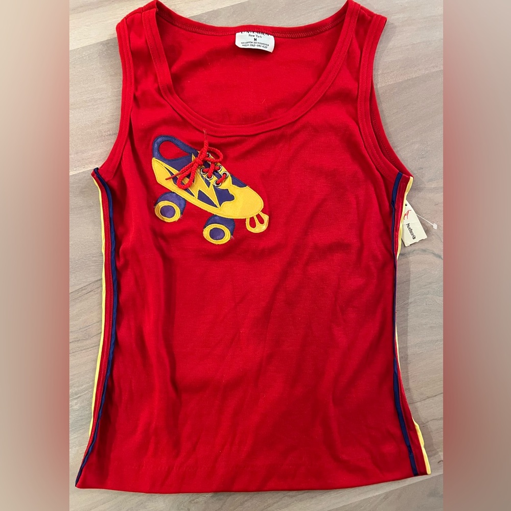 Vintage 1980s roller skate tank. NWT from JL Hudson’s department store. Juniors